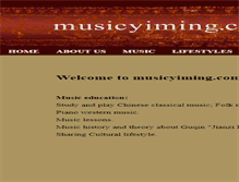 Tablet Screenshot of musicyiming.com